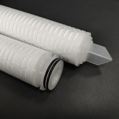 2.7“ OD 60μM Pleated Polypropylene Water Filterpatroon