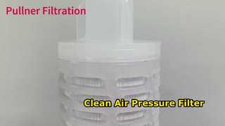 30 inch PTFE-plisséfilterpatroon voor luchtdruk