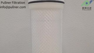 60" high-flow filterpatroon voor palmolieraffinage | PET-geplooide media voor hoge temperaturen