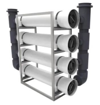 RO Prefiltratie Glasvezel Membraan Cartridge FRP Filter Behuizing Voor Bijtende Vloeistoffen
