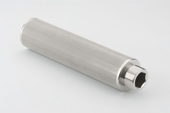 PHSW Series Stainless Steel Multi-layer Sintered Mesh Filter Cartridge with High Mechanical Strength and Excellent Temperature Resistance