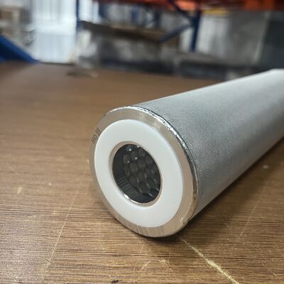304/316L roestvrijstalen gaasfiltercartridge met meerdere maat aangepaste micron voor hoge temperatuur weerstand
