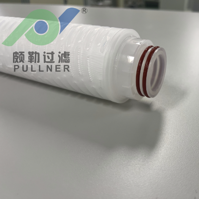 40 inch PTFE gevlegde filterpatroon met rood siliconen voor chemische en zuivere vloeistoffiltratie met een hoog doorstromingstempo