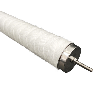 OD 60MM String Wound Filtration Cartridge met drager van roestvrij staal 304/316