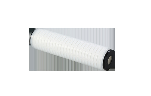 0.45um PP pleatfilter met polypropyleen eindkappen Poregrootte 0.1um-60um Maximaal temperatuur 82°C