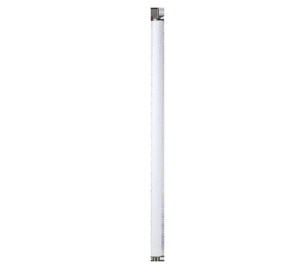 Gedrukt filterpatroon voor strengenwonden Polypropyleen kern glasvezel media 60 lengte 50 mm OD