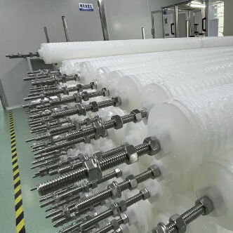 PHFZ-serie terugspoelbare pleatfilterpatroon voor ijzerverwijdering in condenswater van elektriciteitscentrales met 40" en 30" gelast ontwerp