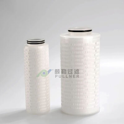 130-serie φ130mm gevlegde hoogstroomfiltercartridge met een doorstroming van 200L/min en een filteroppervlakte van 2m2