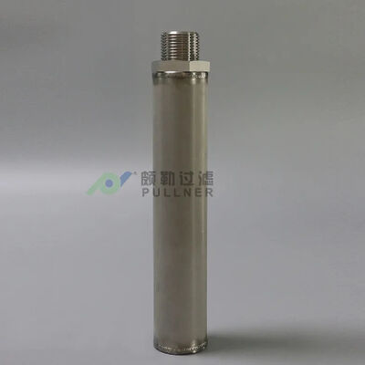 10 inch 316L Stainless Steel Sintered Mesh Filter Cartridge met hoge temperatuur en corrosiebestandheid voor toepassingen met een hoge stroom