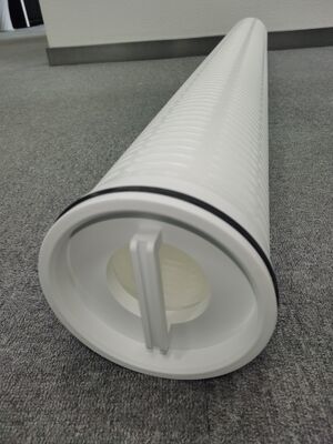 60 inch High Flow Filter Cartridge met polypropyleen gepleteerde media voor waterfiltratie van 0,1um-100um
