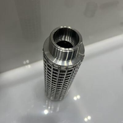 Hittebestendige 316L roestvrijstalen vezelfilterpatroon met plooien en groot filtratieoppervlak