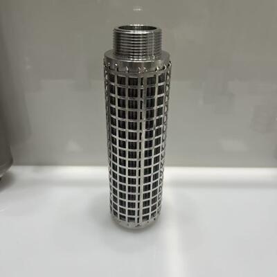 Hittebestendige 316L roestvrijstalen vezelfilterpatroon met plooien en groot filtratieoppervlak