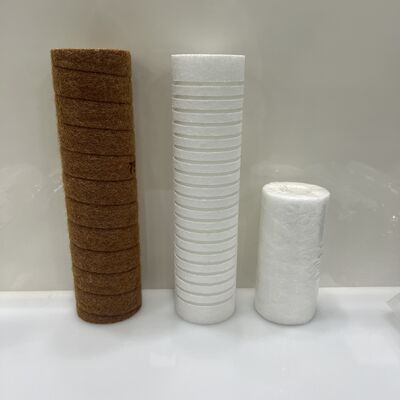 10 inch PP Melt Blown Filter Cartridge met gegradeerde pore dichtheid en ISO9001 certificering voor waterzuivering