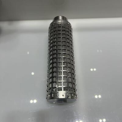 Filtercartridge van roestvrijstalen vezels met een hoge temperatuurbestandheid, een gegradeerde poriegrootte en een groot filtratiegebied