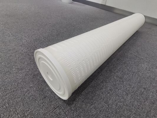 60 inch High Flow Filter Cartridge met polypropyleen gepleteerde media voor waterfiltratie van 0,1um-100um