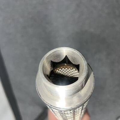 Filterpatroon met pleister van roestvrijstalen vezels met een hoge vuilcapaciteit