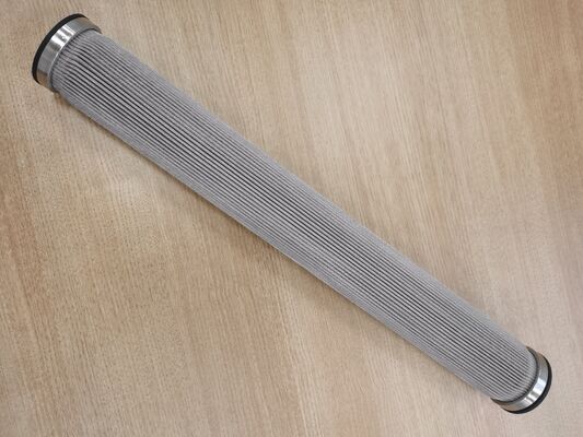 Roestvrijstalen gesinterde vezelviltfilterpatroon met weerstand tegen hoge temperaturen, druk en corrosie