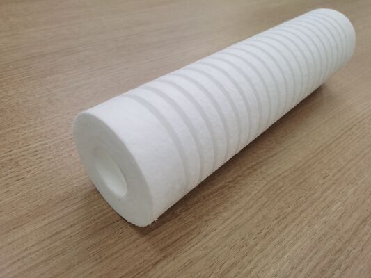 10-inch 5 micron smeltgeblazen filterpatroon voor RO-voorbehandeling en waterfiltratie