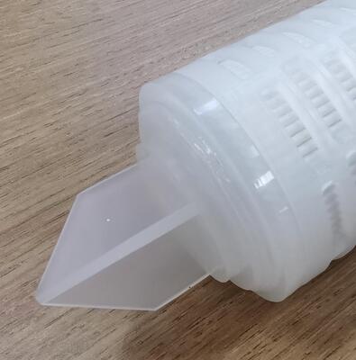 40-inch PTFE-plisséfilterpatroon met PTFE-membraan voor chemische en zeer zuivere vloeistoffiltratie met hoge stroomsnelheid