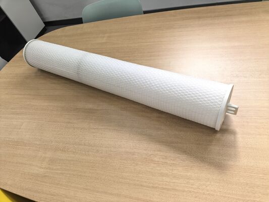 Op maat gemaakte aansluiting Hoogstroomfiltercartridge met grote diameter voor zeewaterfiltratie met behulp van polypropyleenmateriaal