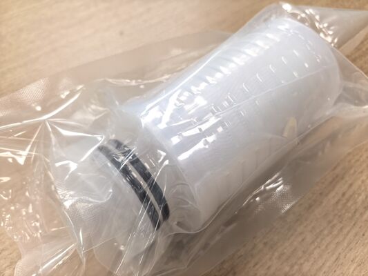 PLPF-serie Filterpatronen van alle fluorpolymeren met hydrofiele PTFE-membraan voor chemische corrosiebestendigheid en lage neerslag