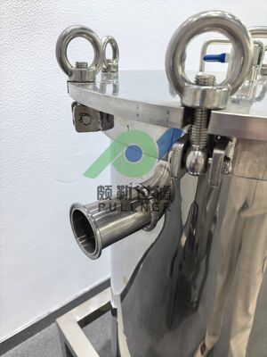 ISO-gecertificeerde SS304/316L Multi-cartridge High Flow Filter Housing voor RO-voorbehandeling en industriële waterbehandeling