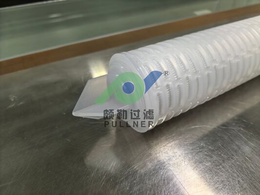 40 inch PTFE gevlegde filterpatroon met rood siliconen voor chemische en zuivere vloeistoffiltratie met een hoog doorstromingstempo