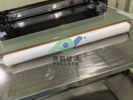 40 inch PTFE gevlegde filterpatroon met rood siliconen voor chemische en zuivere vloeistoffiltratie met een hoog doorstromingstempo