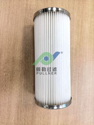ISO-gecertificeerde industriële 10-inch geplooide filtercartridge met 5 µm voor olie- en vloeistoffiltratie